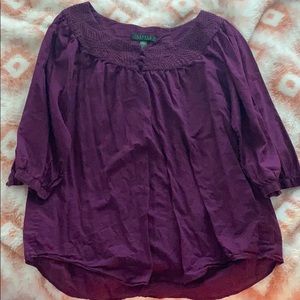 Purple blouse